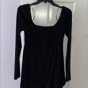 Forever 21 ruffle detail shift dress